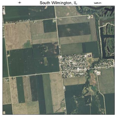 Aerial Photography Map of South Wilmington, IL Illinois