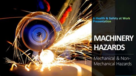 Machinery Hazards Mechanical And Non Mechanical Hazards Youtube