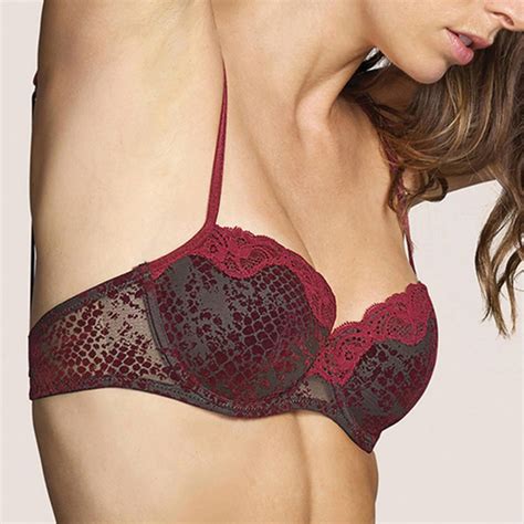 Femme Andres Sarda Mamba Soutien Gorge Balconnet Red Boudoir