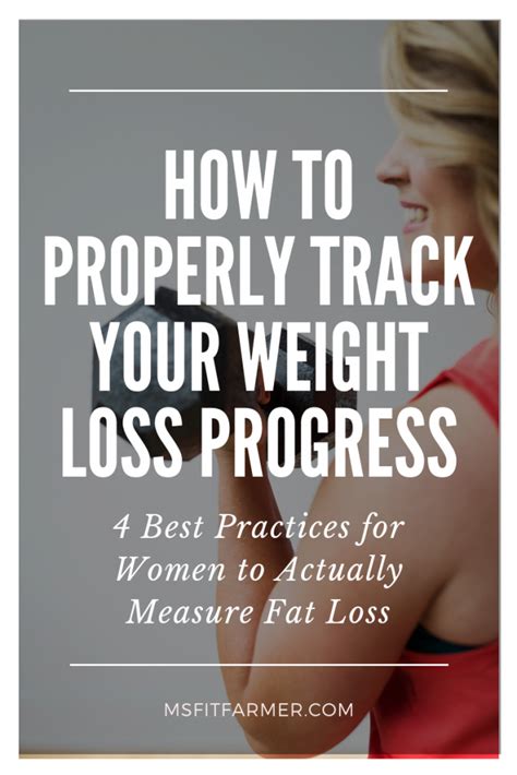 Best Practices For Tracking Weight Loss Ms Fit Farmer