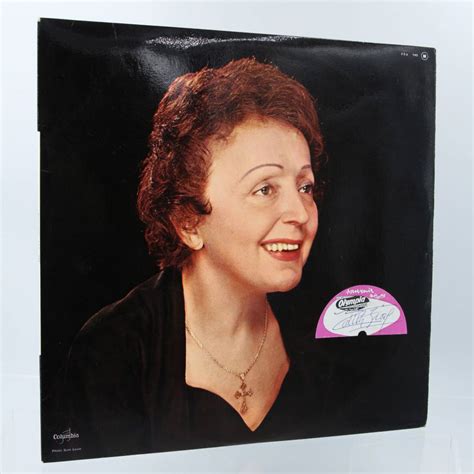 Piaf Disque Dédicacé Dedith Piaf Intitulé Récital 1962 à Olympia