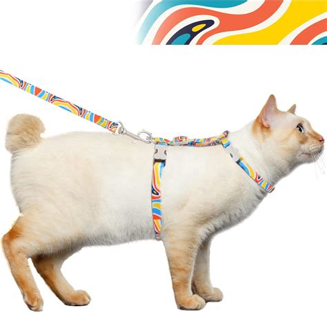 Pet Supplies Supet Cat Harness And Leash Escape Proof Adjustable Cat