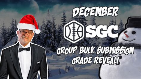 SGC Grading December Group Bulk Submission Grade Reveal YouTube