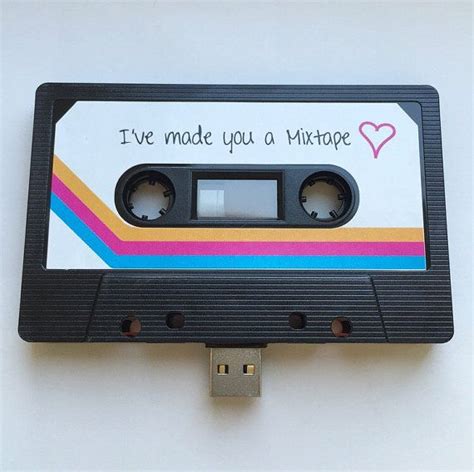 Gb Gb Gb Usb Mixtape Retro Anniversary Gift Loved One Etsy