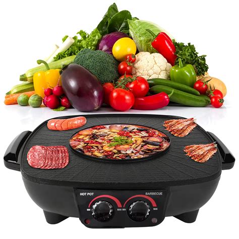 Yosoo Health Gear Hot Pot Cooker Electric Grill In Desertcart India