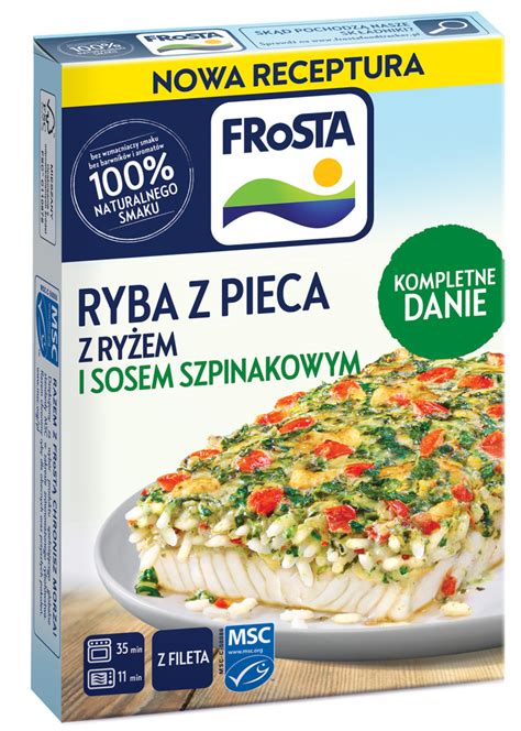 Ryba Z Pieca Z Ry Em I Sosem Szpinakowym Frosta Pl