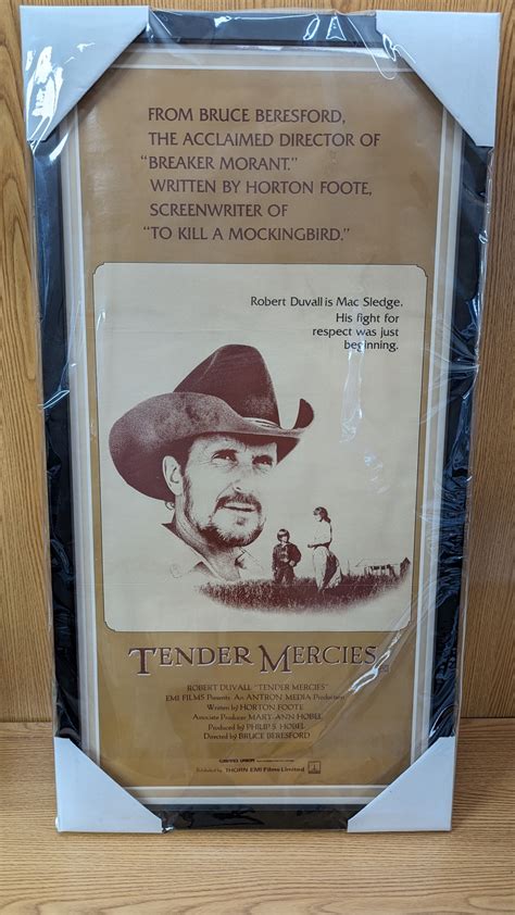 Daybill Movie Poster -Tender Mercies 1983 Genuine Original Framed