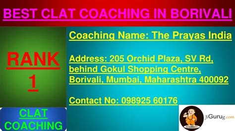 PPT Best CLAT Coaching In Borivali PowerPoint Presentation Free