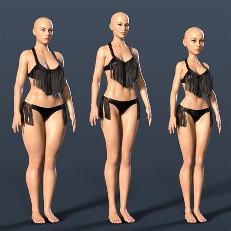 Dforce Still Summer Bikini Set For G F Daz D