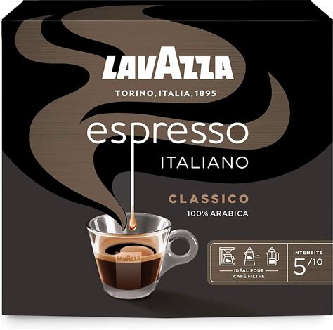 Lavazza Caf Moulu L Espresso Italiano Expresso Quilibr Et