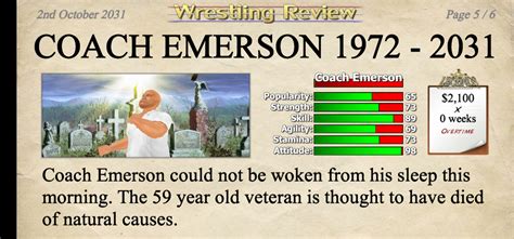 Good Fuck Coach Emerson R WrestlingEmpire