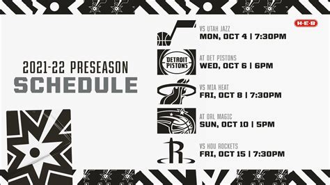 SAN ANTONIO SPURS ANNOUNCE 2021 PRESEASON SCHEDULE | NBA.com