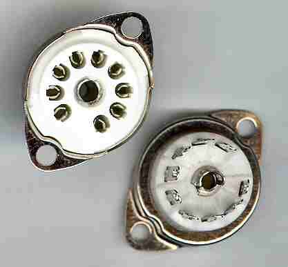 9 Pins Tube Socket Ceramic Jukebox Revival