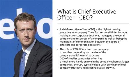 How To Become A Chief Executive Officer Ppt Download