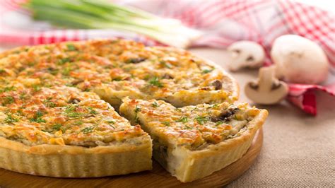 Receta de Quiche de pollo fácil de preparar paso a paso