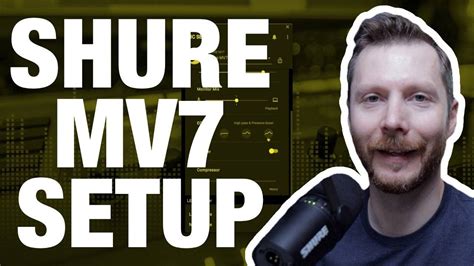 Shure Mv Usb Xlr Settings And Setup Shureplus Motiv App