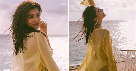 Hot Bikini Pictures Pooja Hegde Flaunts Her Beach Bum On Bangkok Vacation