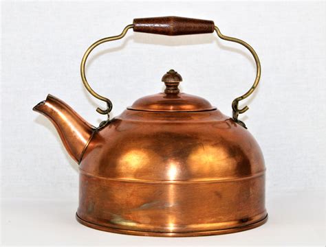 Vintage Revere Ware Copper Kettle Tea Kettle Light Weight Kettle