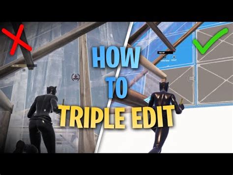 How To Triple Edit In Under Minutes Fortnite Tutorial Youtube