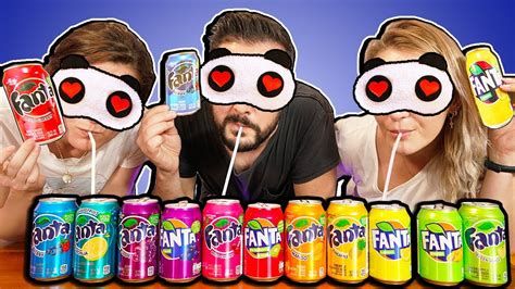 MEGA FANTA BLIND CHALLENGE Wer Schafft Es Alle Sorten Zu Erraten