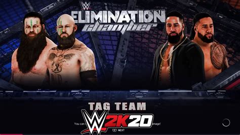 Wwe K Viking Raiders Vs The Usos Elimination Chamber