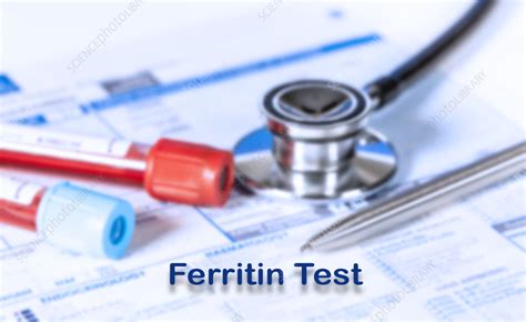 Ferritin Test Conceptual Image Stock Image F0371154 Science