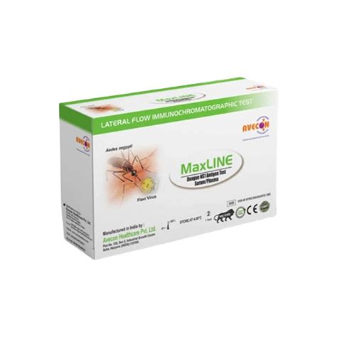 Avecon Maxline Dengue Ns Antigen Test Rapid Card Pack Of Tests