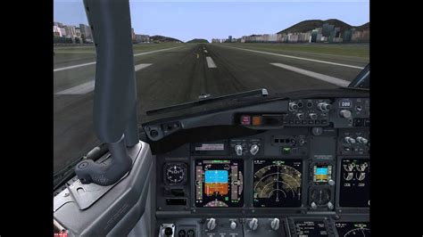 FSX VATSIM Landing Kaitak IGS RW13 Approach China Airlines PMDG NGX