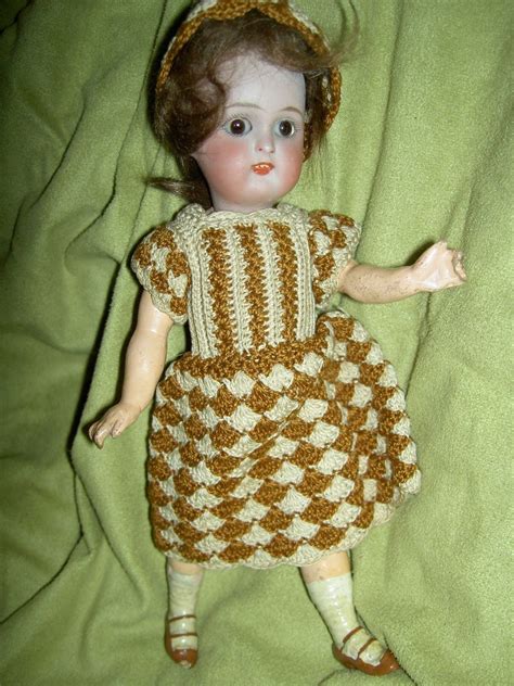 Antique Bisque Ernst Winkler Doll Sonneberg Germany Brussels