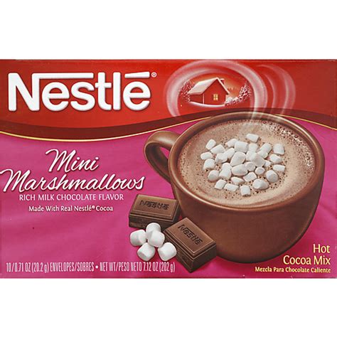 Nestle Mini Marshmallows Chocolate Flavored Hot Cocoa Mix Ct Hot Cocoa Donelan S