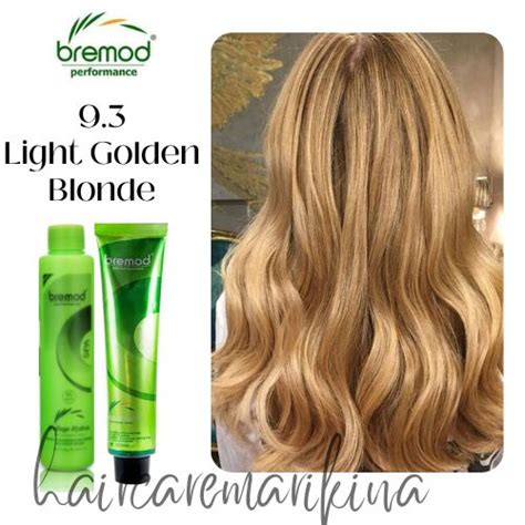 Light Golden Blonde Bremod Hair Color With Oxidizer Set Shopee