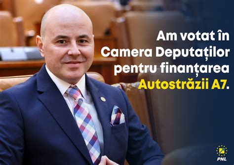 Deputatul Alexandru Muraru Vot pentru finanțarea Autostrăzii A7