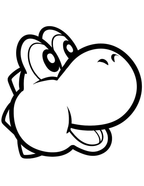 Desenhos De Cara De Yoshi Para Colorir E Imprimir Colorironline