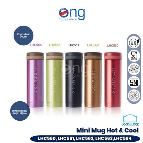 Jual Tumbler Mini Mug Hot Cool Ml Lock N Lock LHC LHC LHC Merah Kota Bekasi