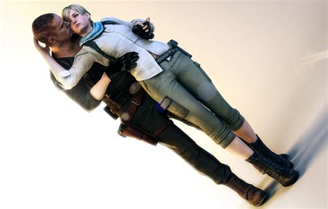 Fanart Resident Evil Sherry Birkin Jake Muller Biohazard