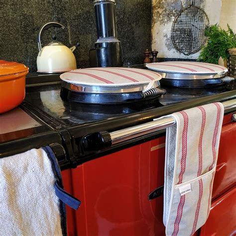 Aga Set Hob Cover And Double Oven Gloves Kitchen Double Oven Oven