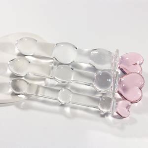 Amazon LJJCSFF Crystal Dildo Pleasure Wand Penis Heart Of Glass