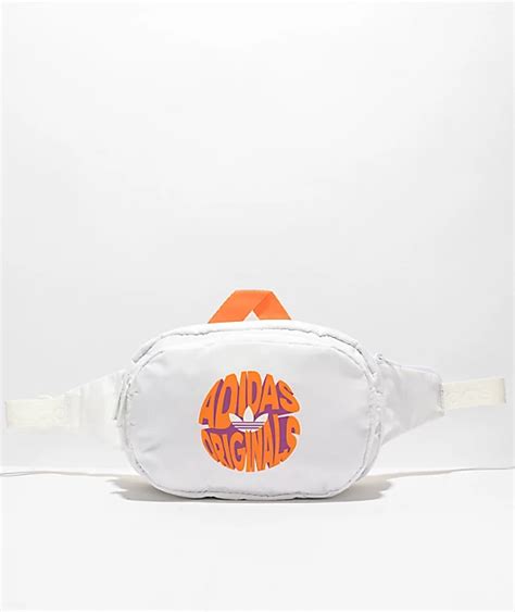 Adidas Originals Sport 2 0 White Orange Fanny Pack