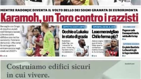 Tuttosport In Prima Pagina Leao Meravigliao Chi Lo Ferma Pi