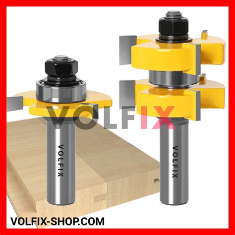 Купить Фрезы паз шип VOLFIX FZ-120-720 d12 комбинированная пазо-шиповая ...