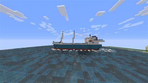 Cargo Ship full interior Minecraft Map