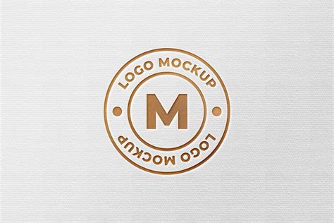 Premium PSD | Luxury logo mockup template psd in gold foil text effect