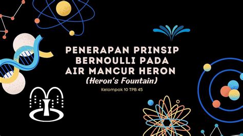 Rbl Fisika Dasar Penerapan Hukum Bernoulli Pada Air Mancur Heron