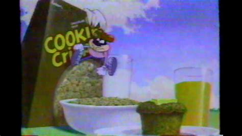 1989 Cookie Crisp Cereal Commercial Youtube