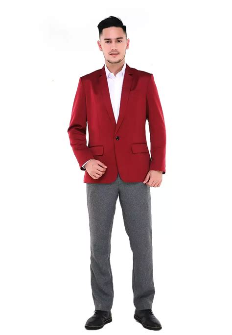 Jual Hamlin Woreq Jas Blazer Pria Premium Plain Formal Longsleeve Suit