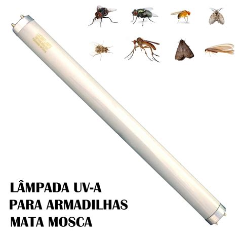 01 Lampada Uv A 15w Armadilha Luminosa Mata Mosca Mosquito Shopee Brasil