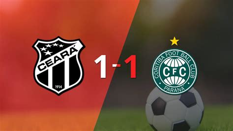 Ceará Y Coritiba Se Reparten Los Puntos Y Empatan 1 1