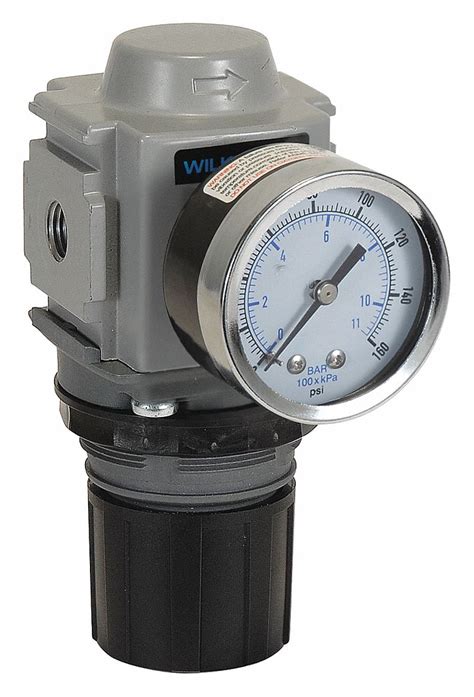 WILKERSON Aluminum 3 8 In NPT Compressed Air Regulator 55KD62 R18