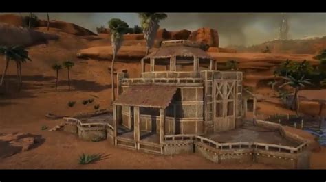 Ark Survival Evolved Adobe Desert Base Speedbuild Youtube