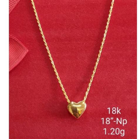 COD 18k SAUDI GOLD NECKLACE W Ivana PENDANT PAWNABLE Shopee Philippines